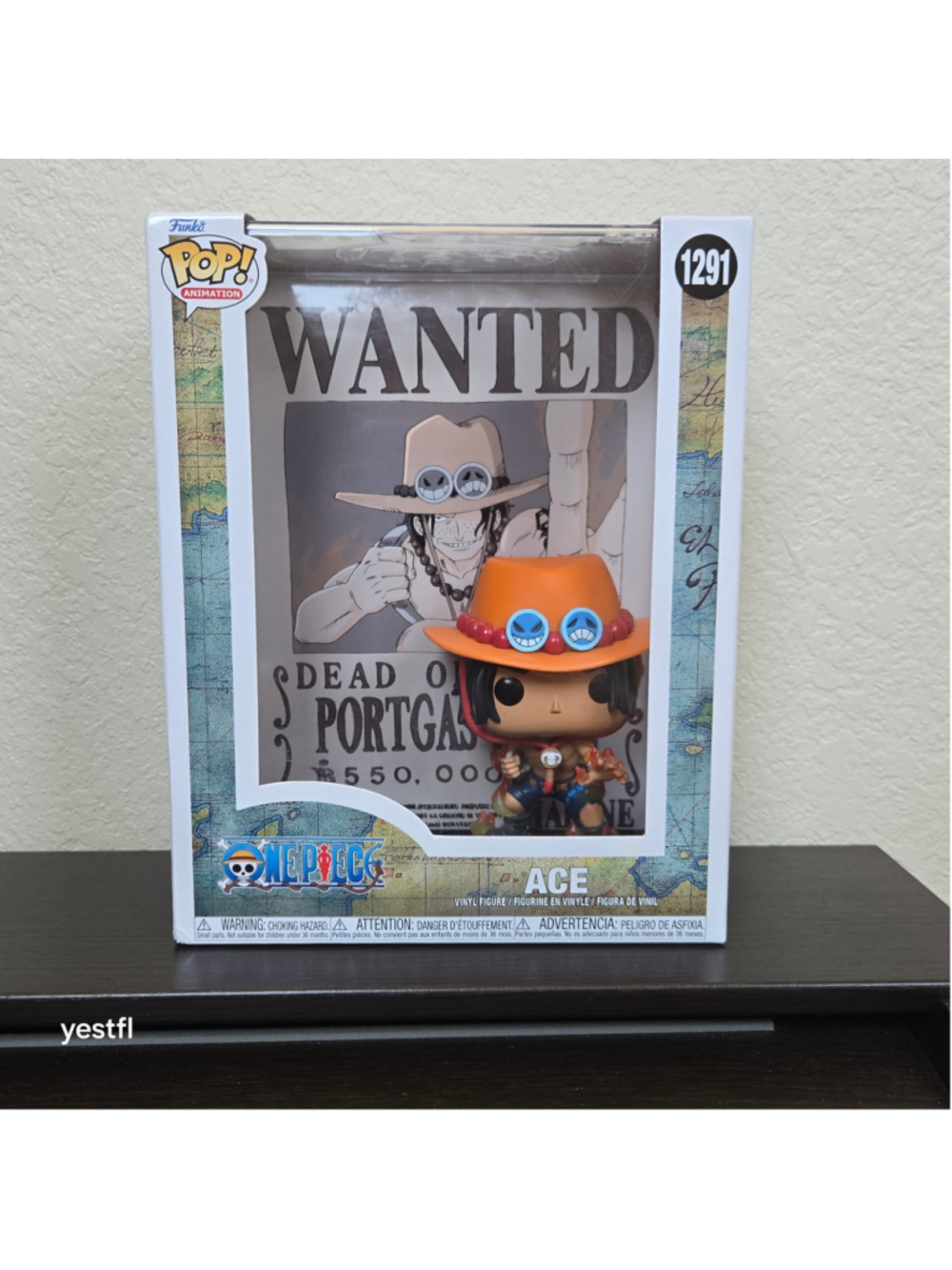 Boys Funko Ace One Piece Action Figure Orange Brown 1291